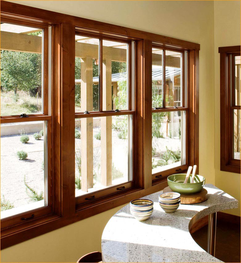 Double Hung Wooden Window