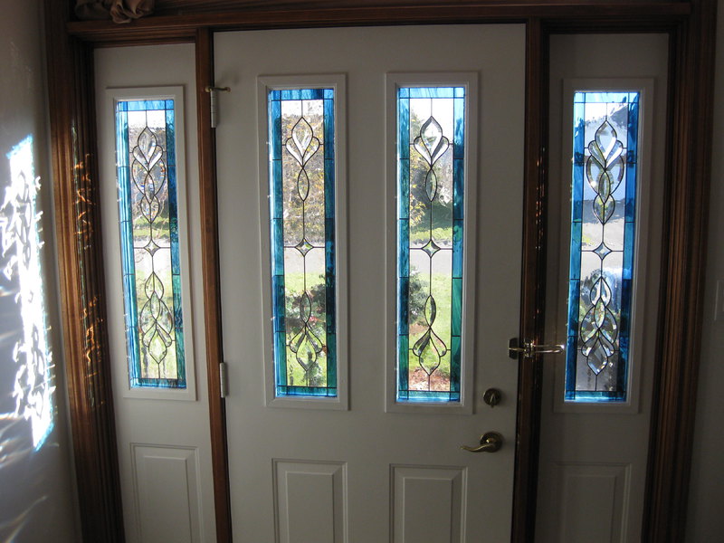 front door glass