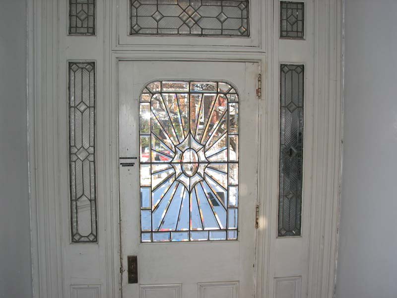 front door glass