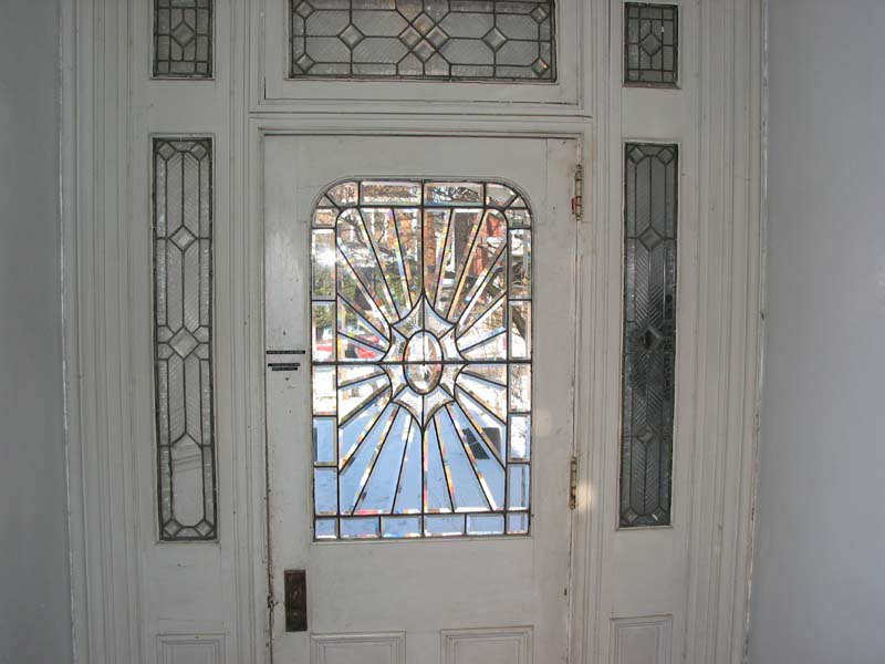 front door glass