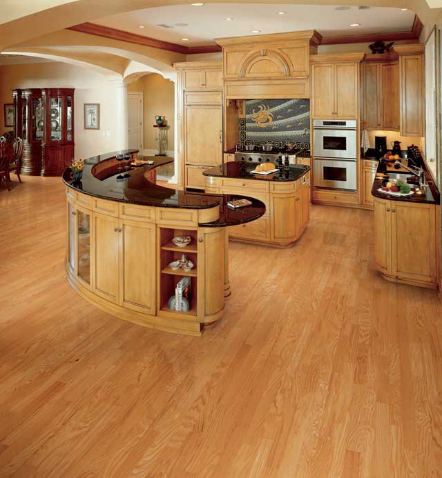 Solid hardwood flooring