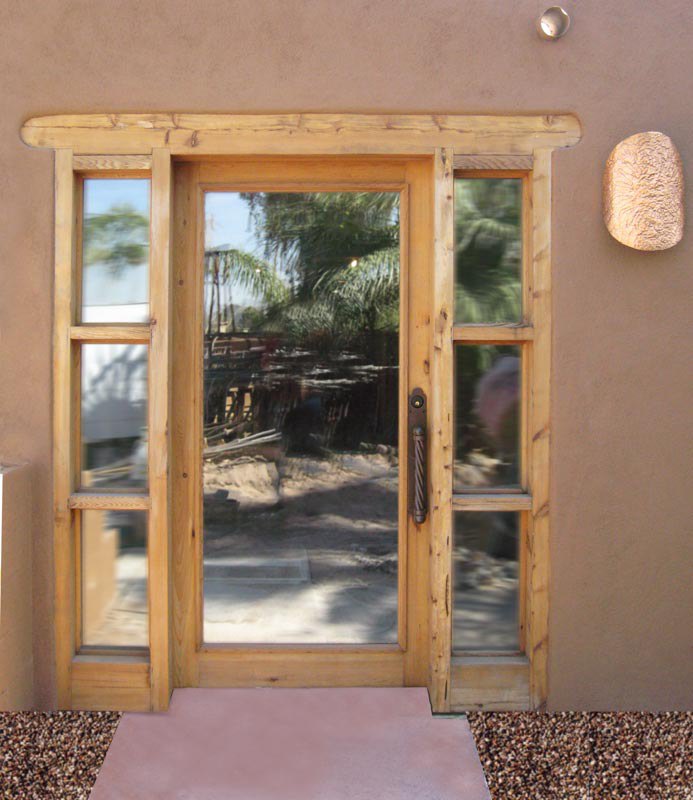 front door glass