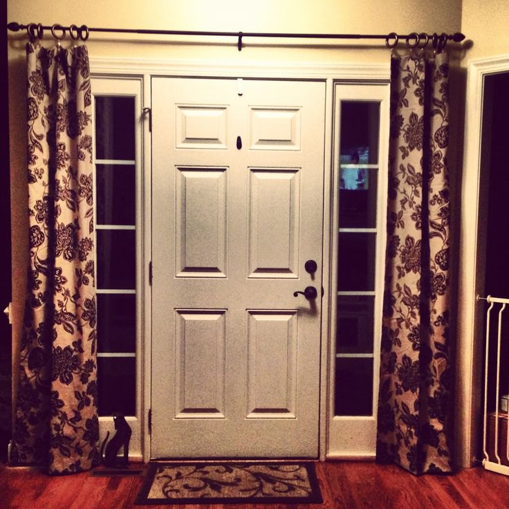 front door curtains