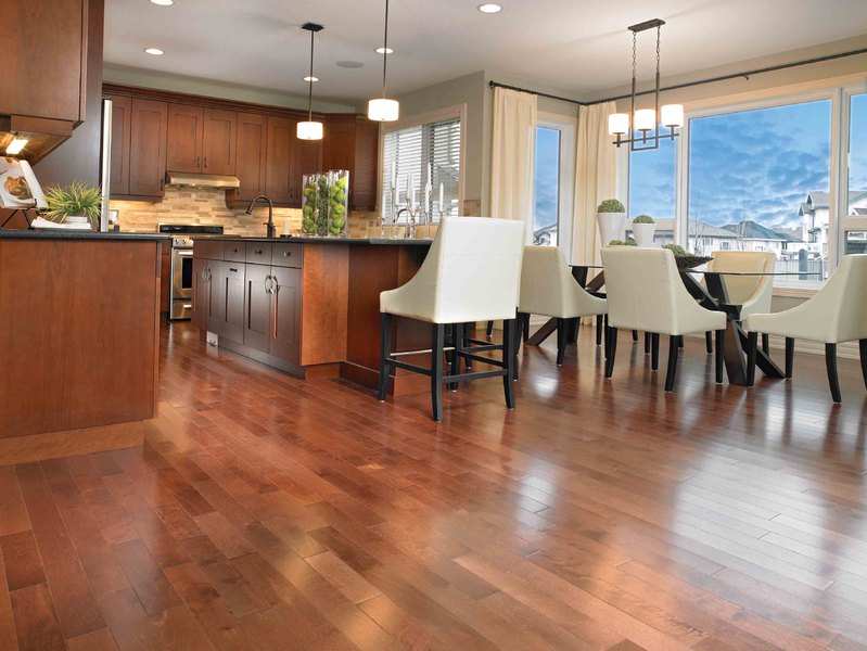 Solid hardwood flooring