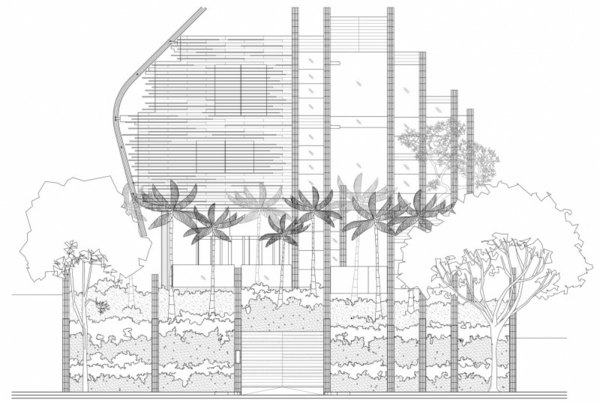 Gorgeous Architecture Sketch Plan.