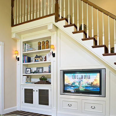 Great room stair space