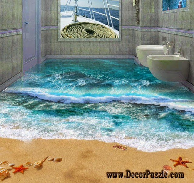 3D bathroom floor designs, self-leveling flooring ideas 3D bathroom floor designs, self-leveling flooring ideas