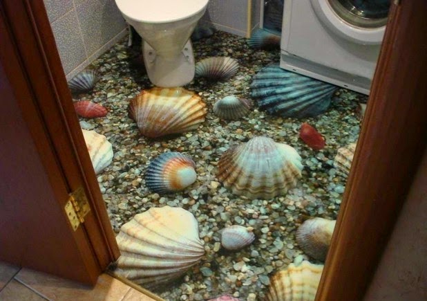 3D bathroom floor designs, self-leveling 3D flooring 3D bathroom floor designs, self-leveling 3D flooring