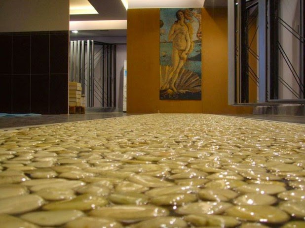 3D floor designs, self-leveling floor compound