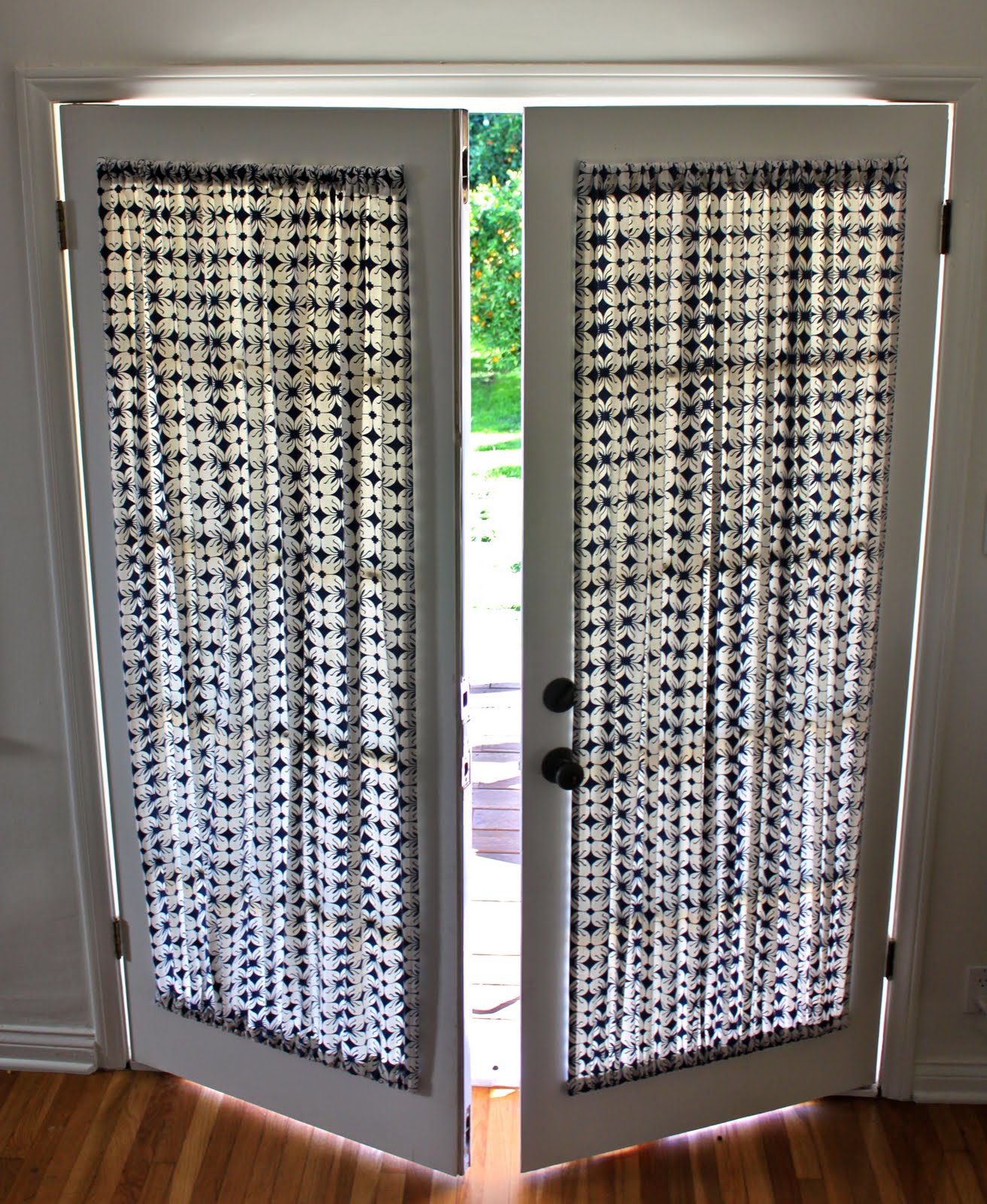 front door curtains