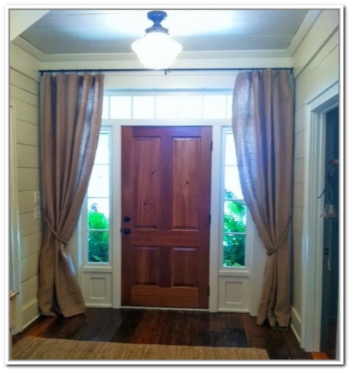 front door curtains