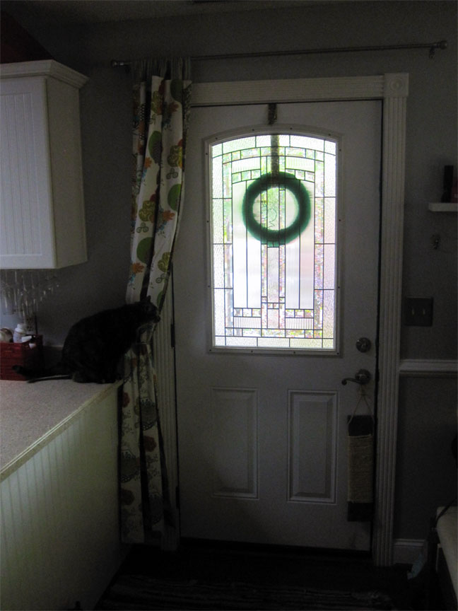 front door curtains