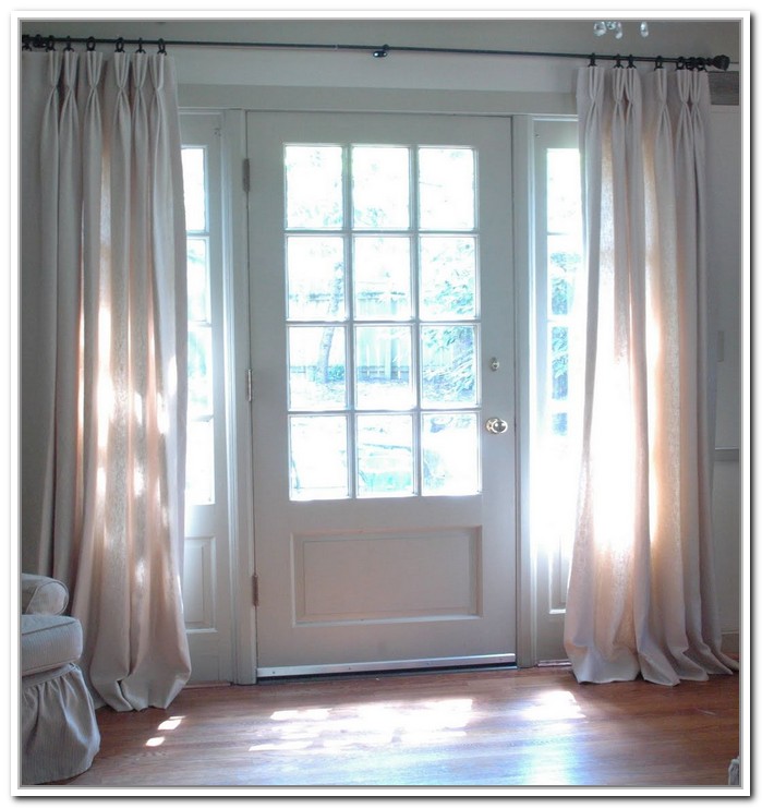 Front Door Side Window Treatments, Curtains For Front Door Side Panels