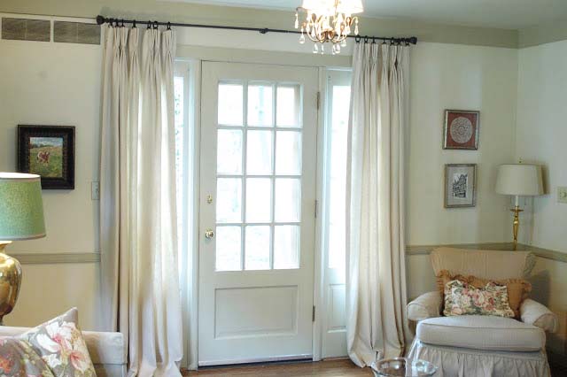 front door curtains