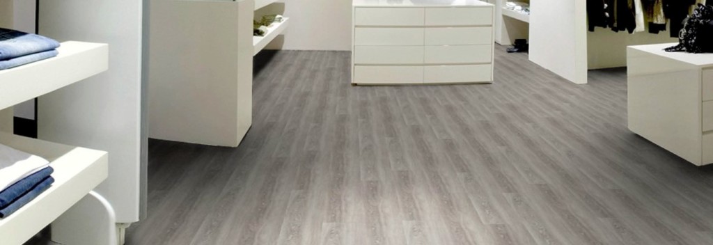 gray laminate wood flooring kitchen
