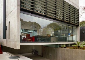 Imposing Glass, Steel & Concrete Residence in São Paulo: Boaçava House