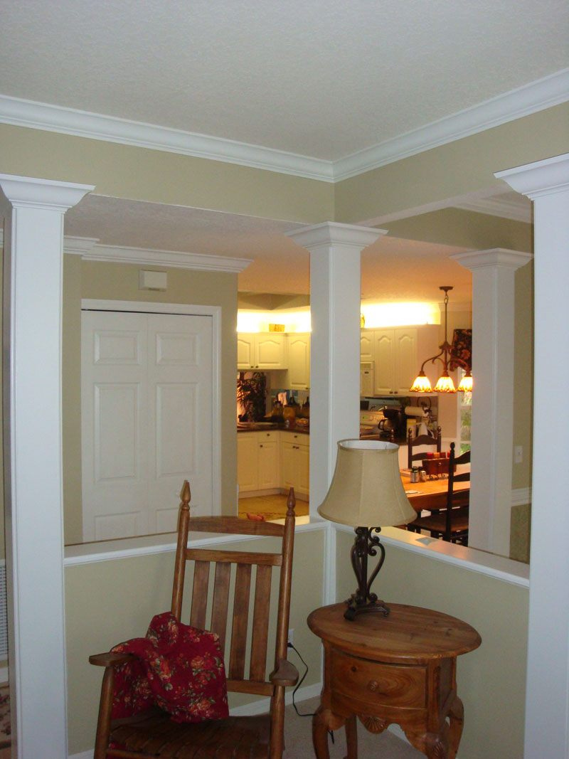 baseboard and top molding