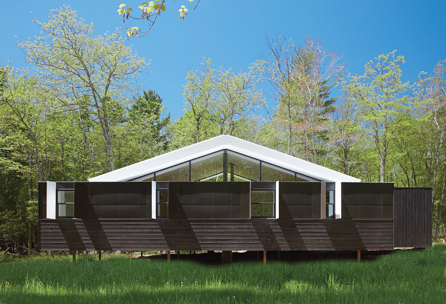 Prefab cabin from Charlie Lazor