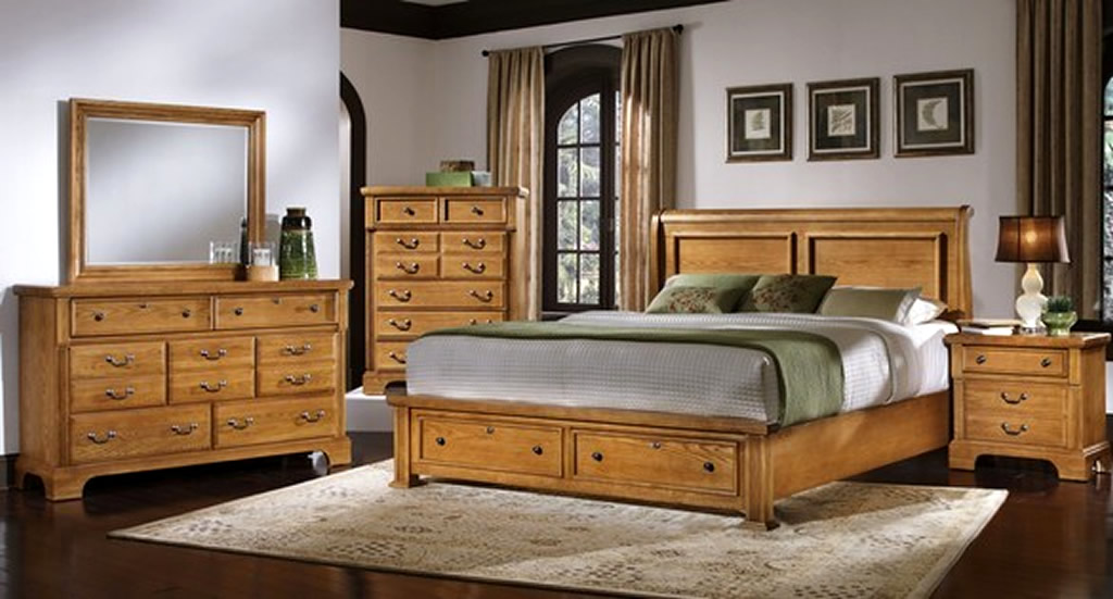 13 choices of solid wood bedroom furniture