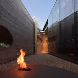 59de8 Desert courtyard house by Wendell Burnette Architects Visionary Courtyard House Piercing the Deserts of Arizona decorating