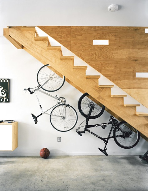 What about using the space under your stairs?