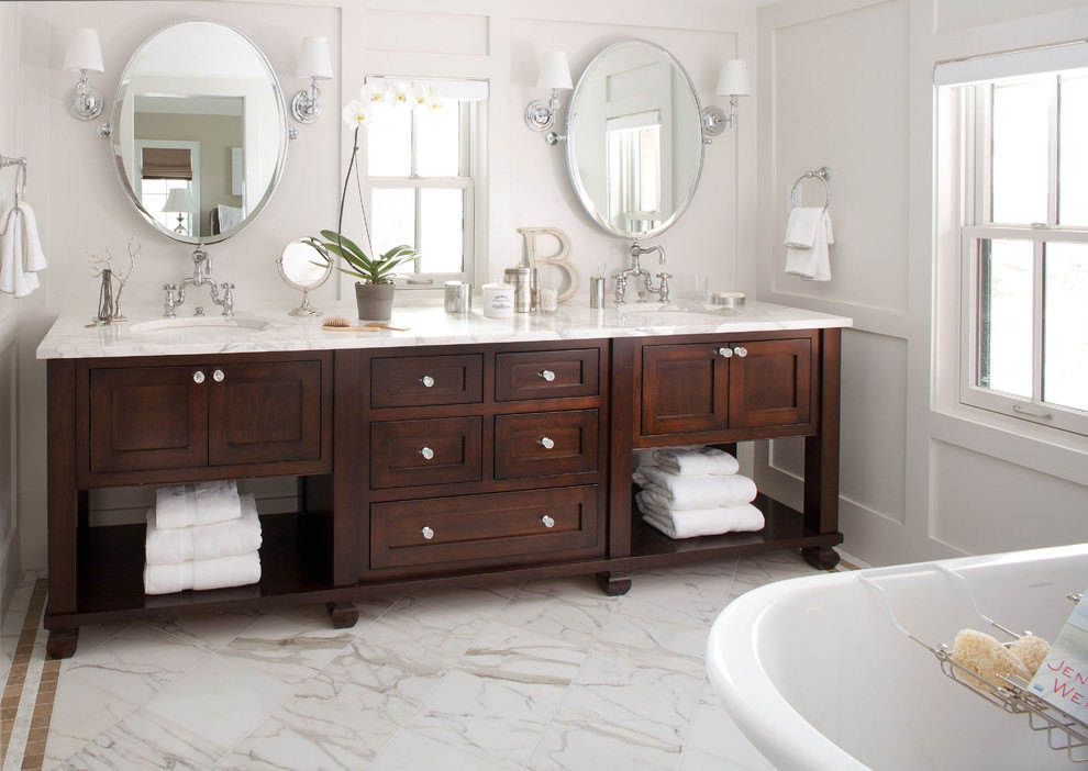 oval framed bathroom mirrors