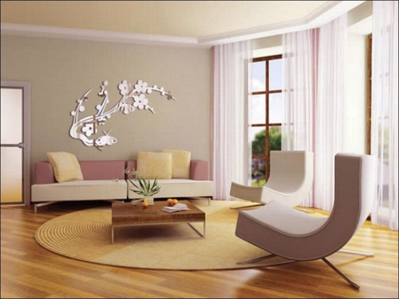 living room wall mirrors ideas