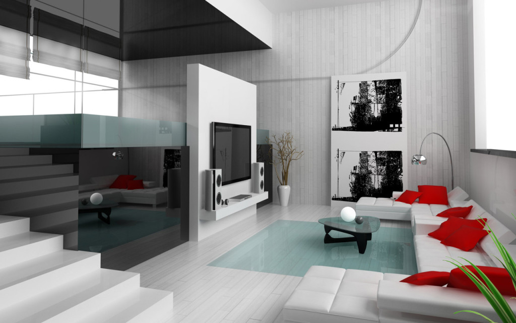 5 ideas of modern living room mirrors