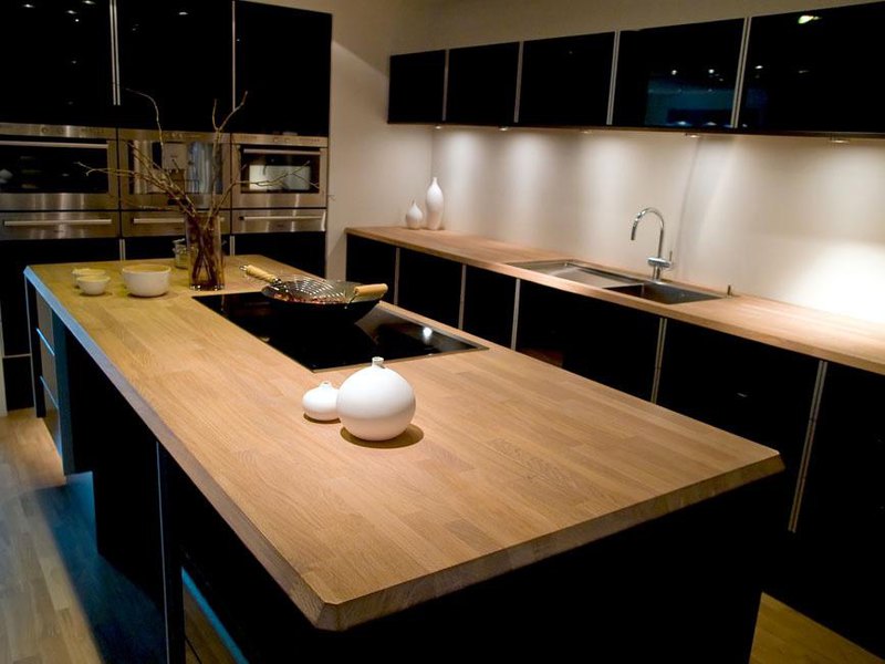 black cabinets kitchen