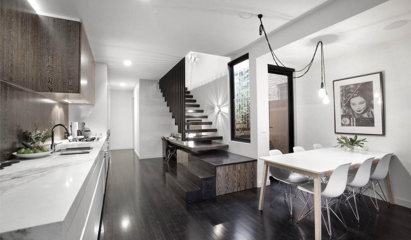 black and white kitchens