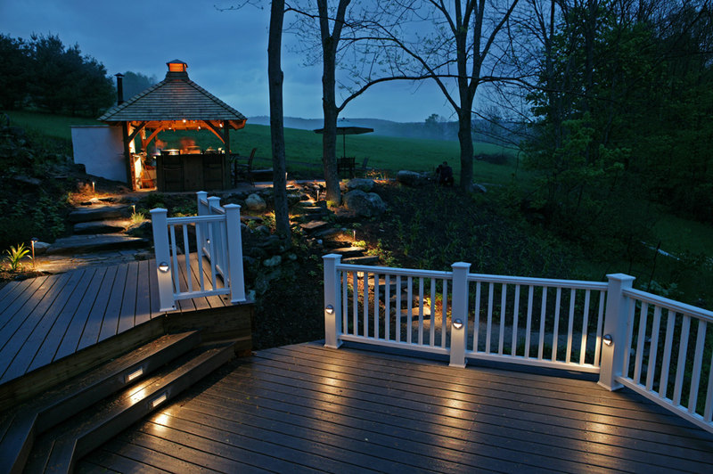 Energy Efficient Solar Deck Lights | Home Lighting Design