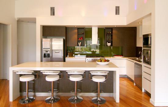 open plan kitchen interior design