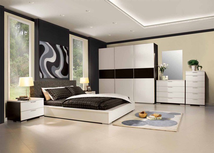 Bedroom. Deluxe Interior Bedroom Decorating Ideas. Senmore Home ...