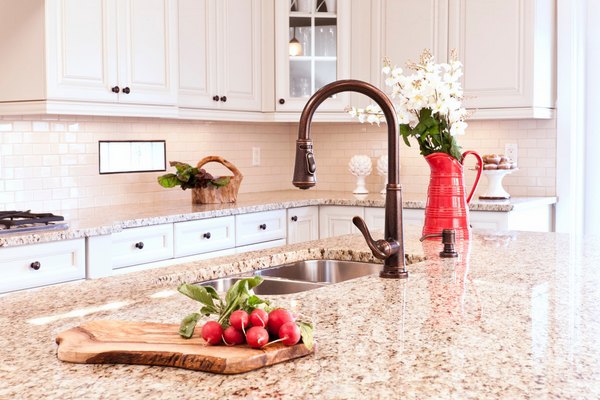 Granite colors for white cabinets Giallo Ornamental granite countertops