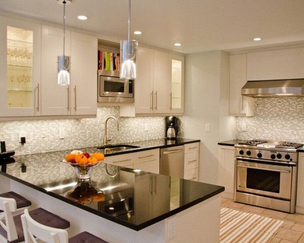 Best granite colors for white cabinets black granite contemporary kitchen ideas Best granite colors for white cabinets black granite kitchen ideas