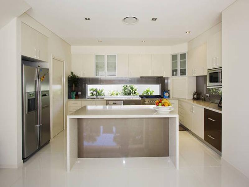 modern white kitchen