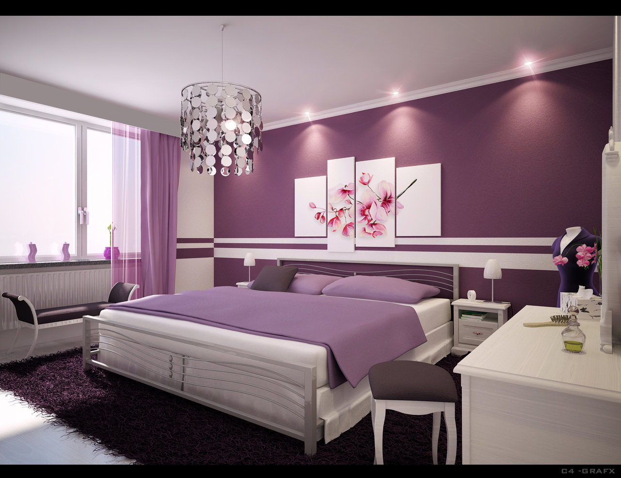 bedroom lighting ideas: Impressive Bedrooms Designs
