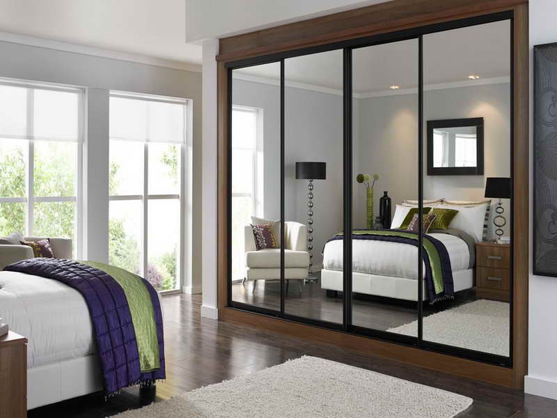 Furniture Design Of Mirror Wardrobe For Beautiful Bedroom Design ...