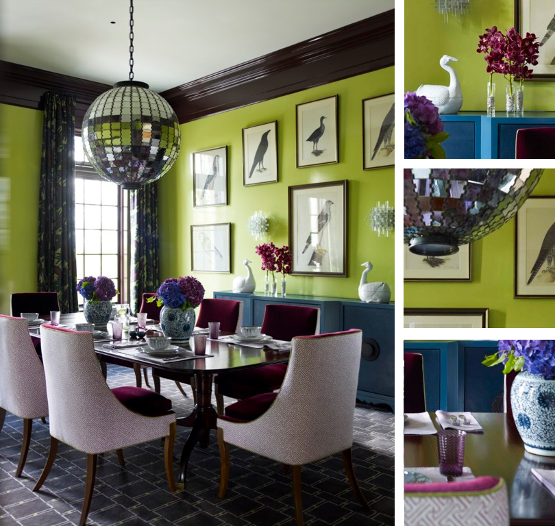 Original Fabulous Green Dining Room