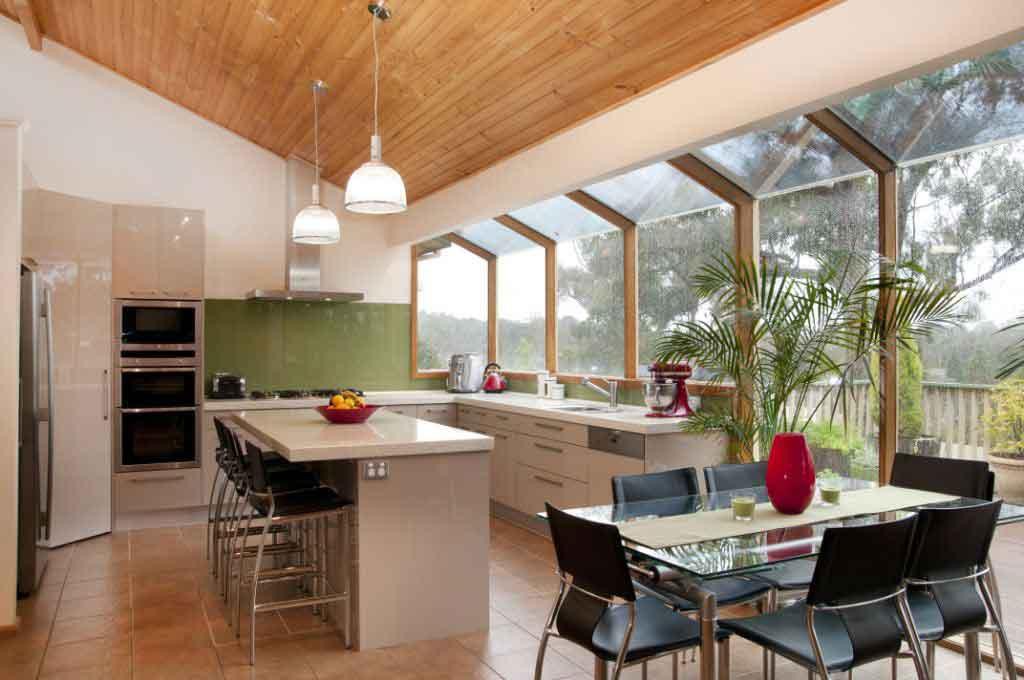 luxury kitchen design in penthouse loft 