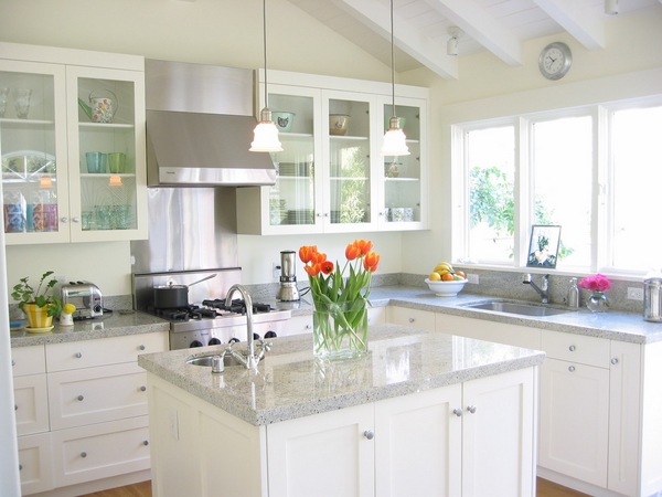 White Kitchen Cabinets Countertop Ideas Kitchen Design Ideas