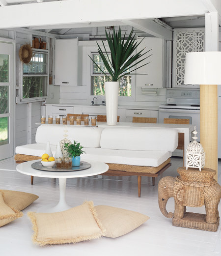 Modern Tropical Living-Dining Space
