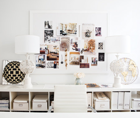 White-On-White Home Office