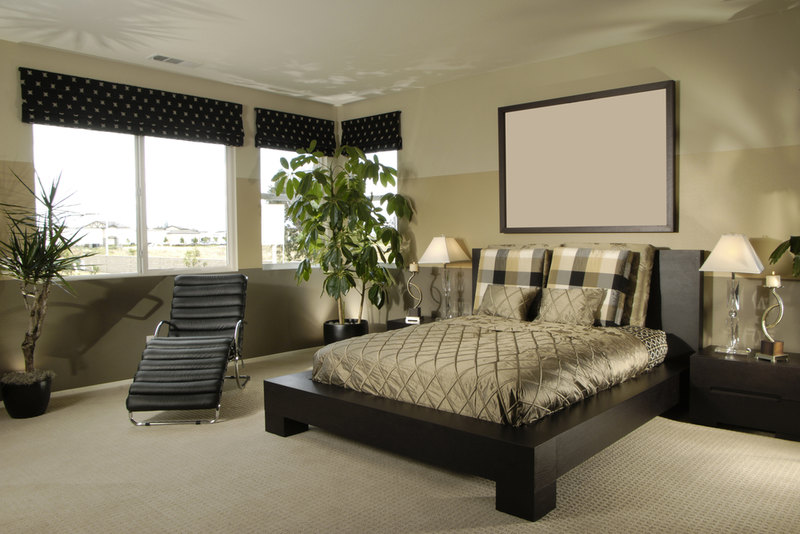 Plain bedroom turned into a modern design with carefully selected bedroom furniture