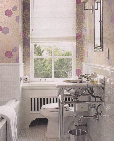 bathroom window decoration to hide heater