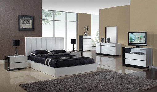 black and white modern bedroom ideas