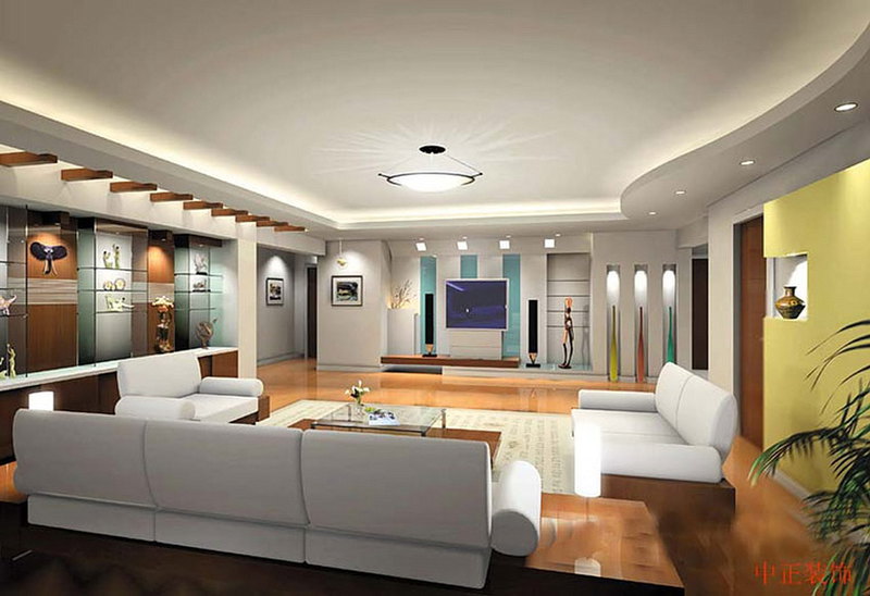 large living room lighting