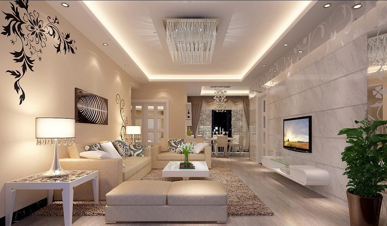 living room lighting modern