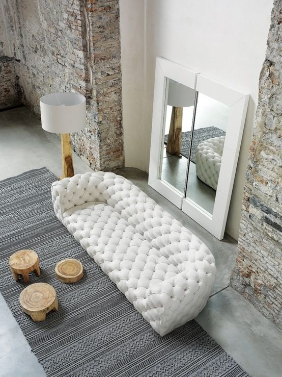 Contemporary Living Room Design Ideas With White Sofa
