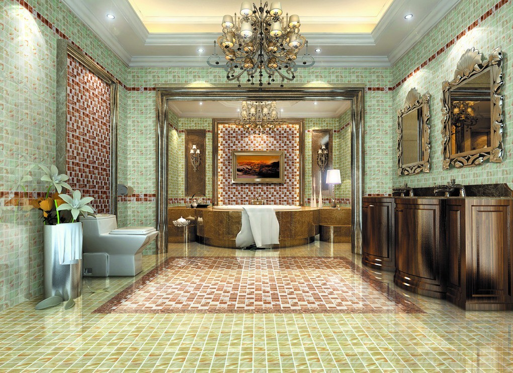 interior design bathroom tiles